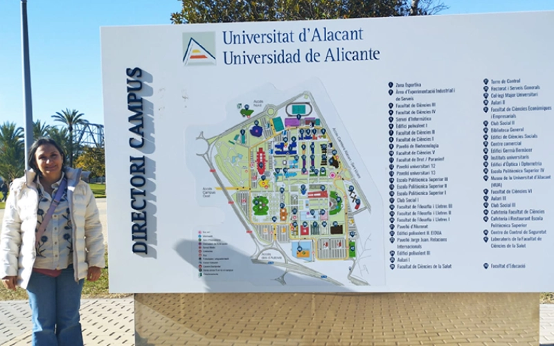Docentes de Univalle en movilidad académica en Universidad de Alicante, España