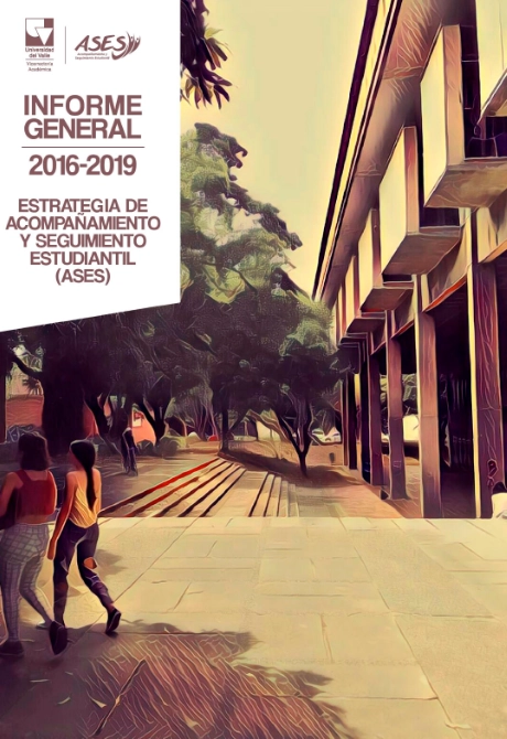 Pasillos y escaleras de edificio universitario