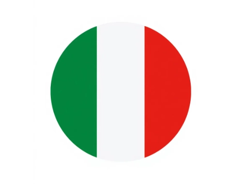 Bandera de Italia para el idioma italiano