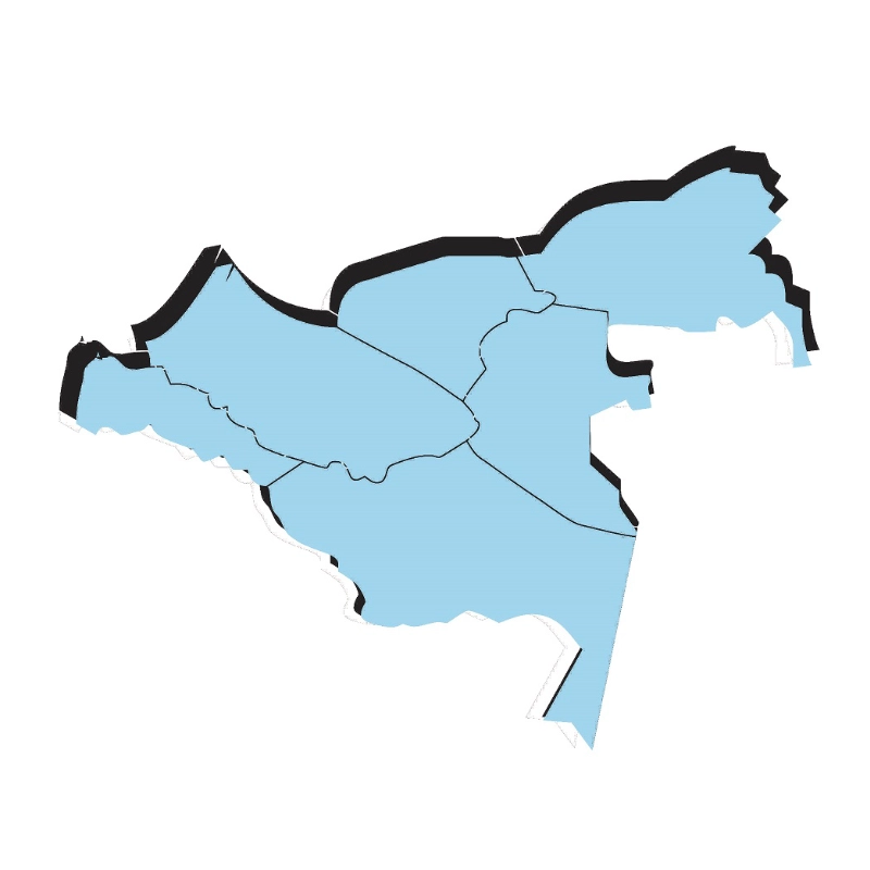 Imagen croquis mapa representativo de la Región Amazónica (Norte)