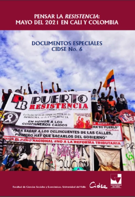 Portada libro: Pensar la resistencia: mayo del 2021 en Cali y Colombia