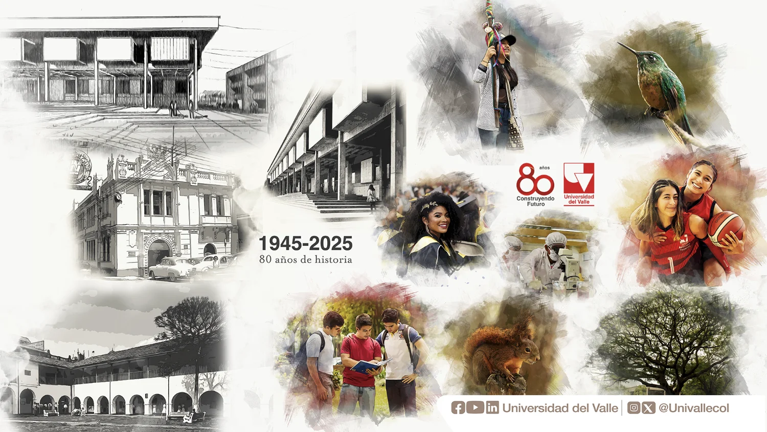 Imagen resumen 80 años historia Univalle