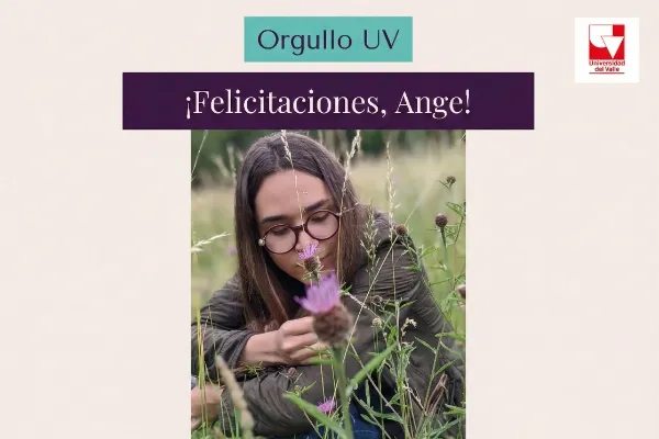 Fotografía de Ange La Furcia en un campo de flores